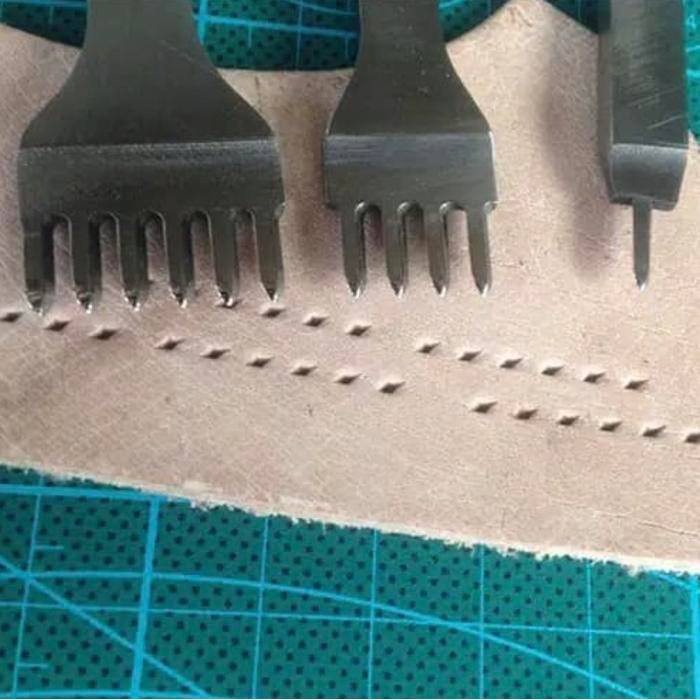

Promo! Stitching Hole Tools Punch Prong - Leather Tools Jahit Kulit