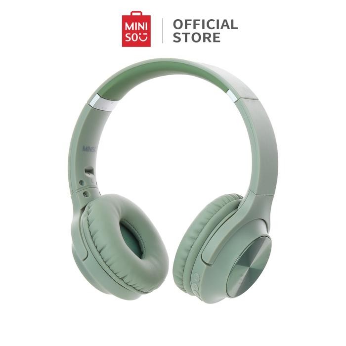 Pilihan- [Diskon Murah] Miniso Headset Bluetooth Headphone Wireless Henset Bloetooth Earphone