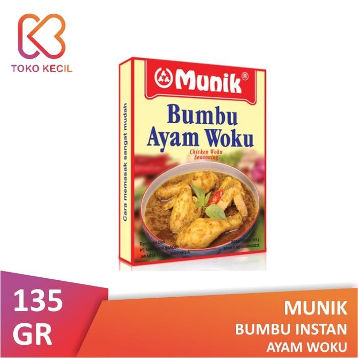 

Stok Baru Munik Bumbu Ayam Woku 135gr