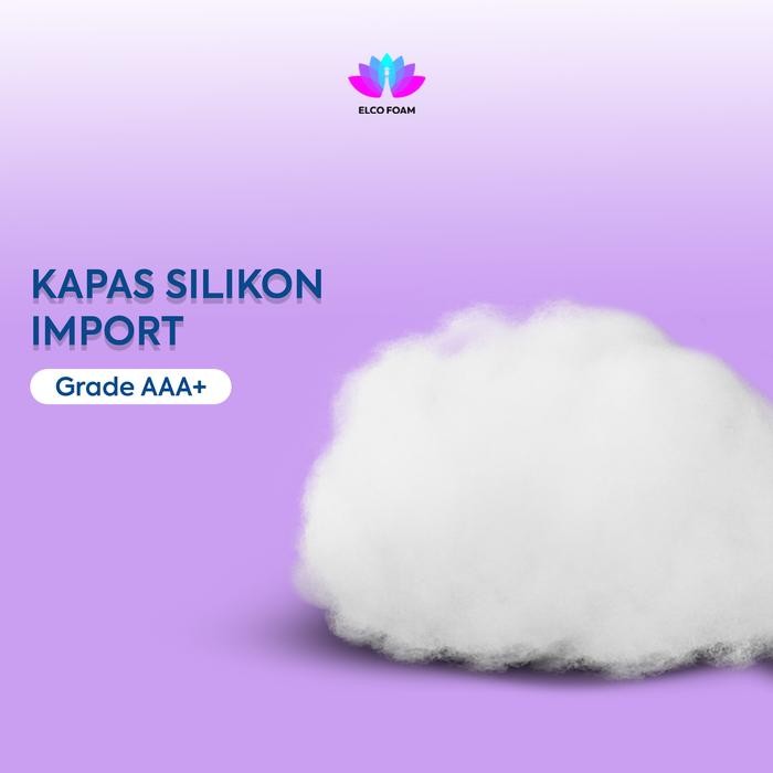 New Silikon not dacron kiloan import termurah kapas dakron per 1 kg