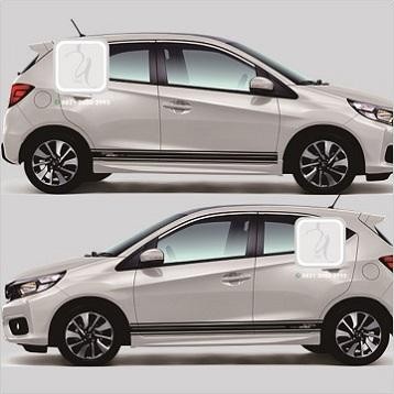CUTTING STICKER MOBIL GARIS SIMPLE STIKER JAZZ BRIO BALENO TOP KEREN