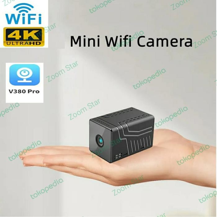 CCTV MINI TANPA KABEL BATERAI KAMERA PENGINTAI FULL HD 8MP