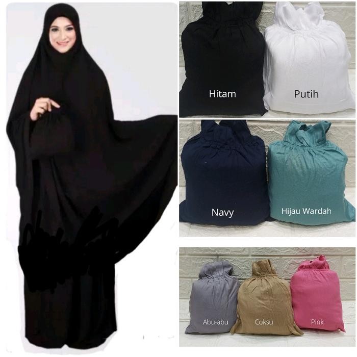 Pilihan- Mukena Rayon Super Premium Polos Jumbo Adem Cantik Bagus