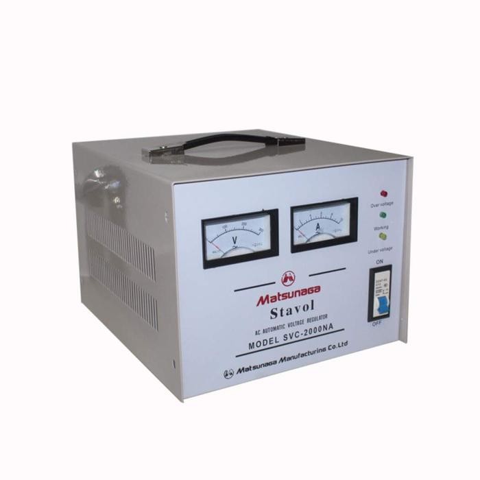 Terhemat Stabilizer Matsunaga 2000Va - Stavol Svc-2000Na - Matsunaga 2000 Watt Terlariss 