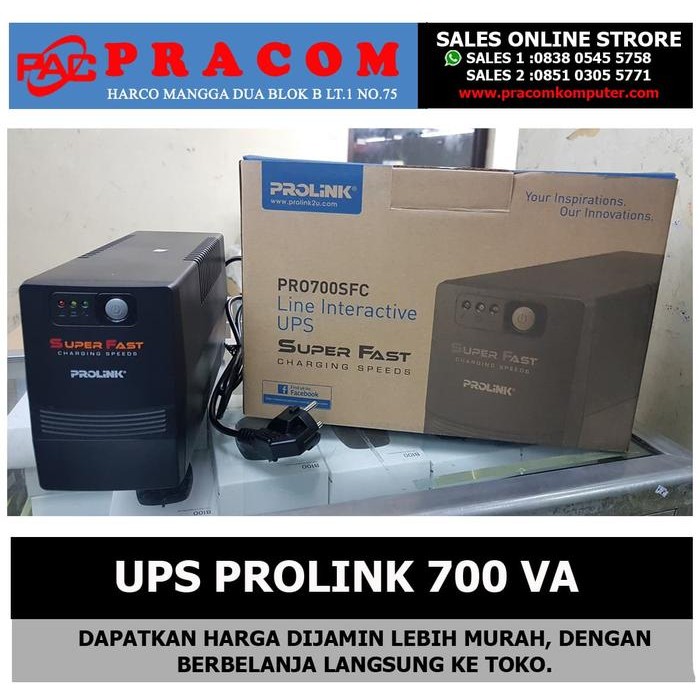Murah Ups Prolink 700 Va Ups Prolink 700 Va Terlariss 