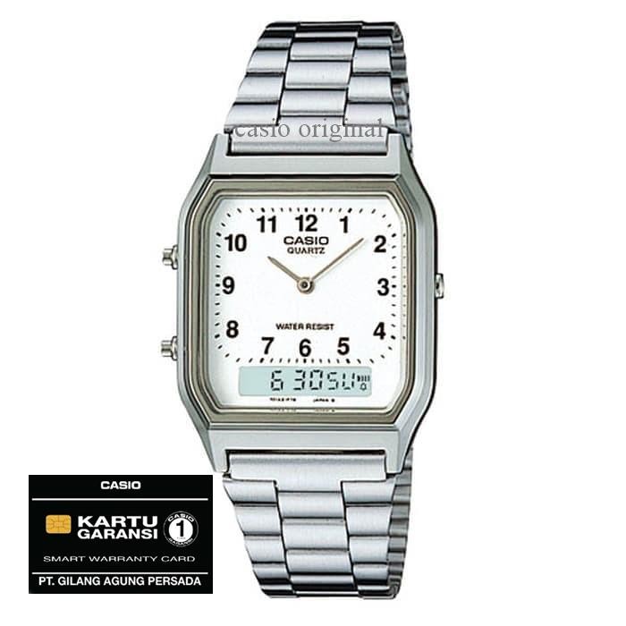 Jam Tangan Casio Aq-230A-7B Aq-230A Aq-230A-1 Aq 230 Original Resmi
