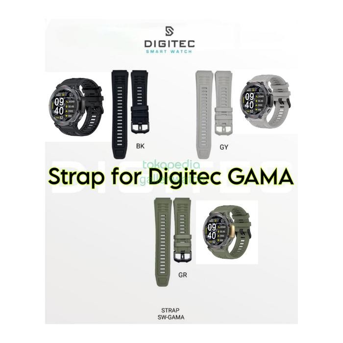 Strap Jam Tangan Digitec GAMA Smartwatch ORIGINAL