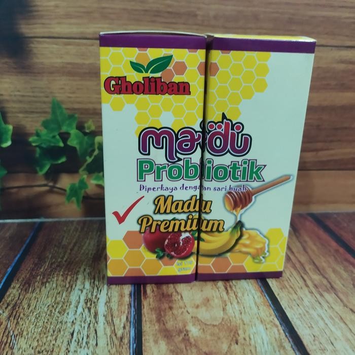 MADU PROBIOTIK GHOLIBAN MADU PREMIUM DENGAN SARI BUAH 175 GR COD GRATIS ONGKIR