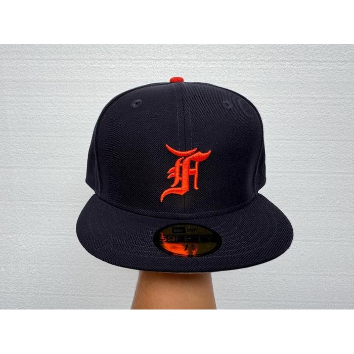 Ready Topi Fear of God (FOG) x New Era 59Fifty Detroit Tigers Navy Fitted Cap