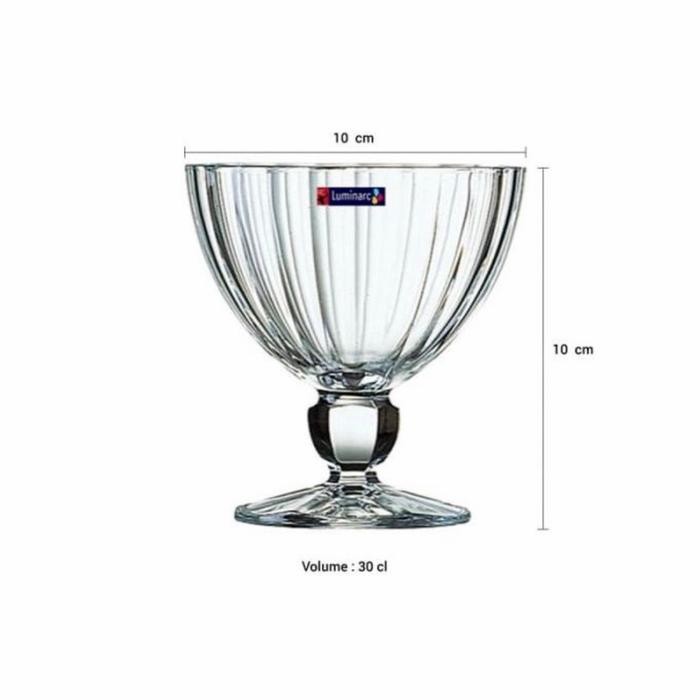 Gelas es krim / ice cream cup luminarc Quadro 30 cl isi 6 bh