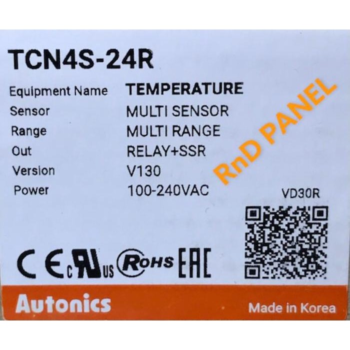 AUTONICS TCN4S 24R / TCN4S-24R / TCN4S-22R TEMPERATURE CONTROLLER