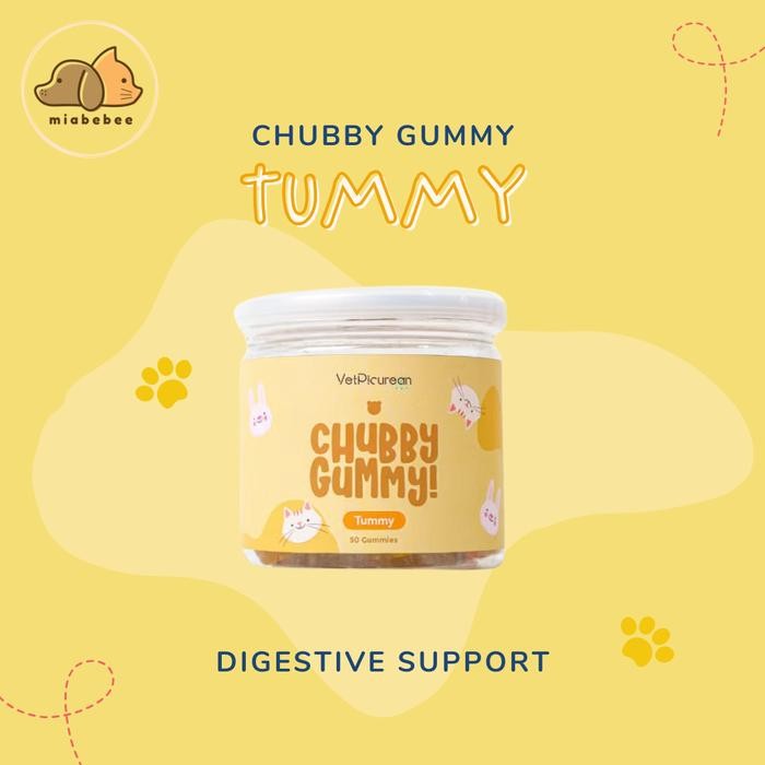 Ready Vetpicurean Chubby Gummy TUMMY - Vitamin Anjing Kucing
