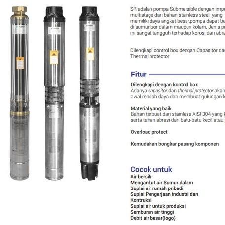 ] INOTO 4SRM 2006 2hp kabel pendek pompa air submersible