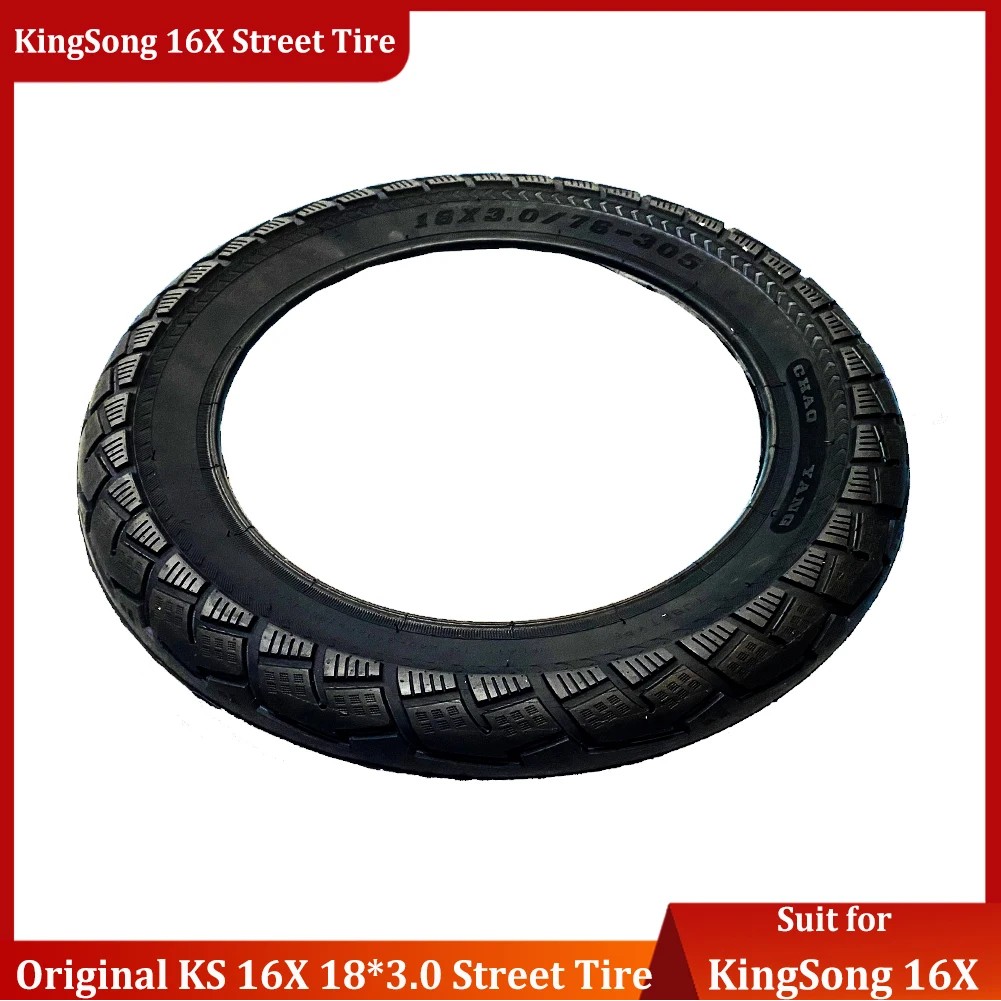 Original KingSong Accessories KS 16X 16*3.0inch Street Tire City Road Tire and Inner Tube for KS 16X