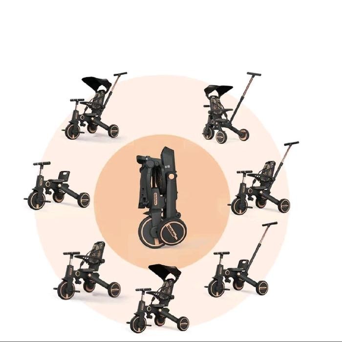 Bebehoo Generasi2 7 in 1 Stroller Sepeda Bayi Lipat /Folding Trike
