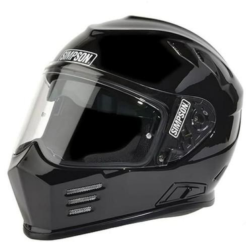 SIMPSON VENOM BLACK GLOSS HELM FULL FACE ORIGINAL SIMPSON 100%