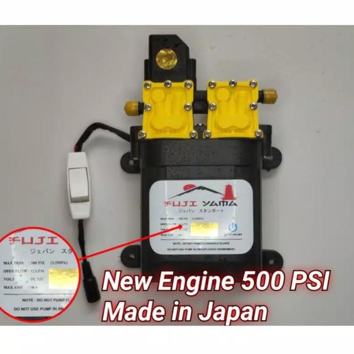 Japan Teknologi Pompa DC 12V 500PSI high quality Water Pump DC