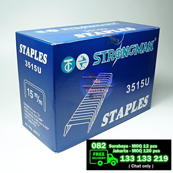 Isi Staples Karton Strongman 3515 Staples Strongman 3515U