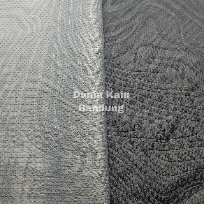 fb17- Bahan Kain Drifit Brazil Emboss Topograf Dryfit