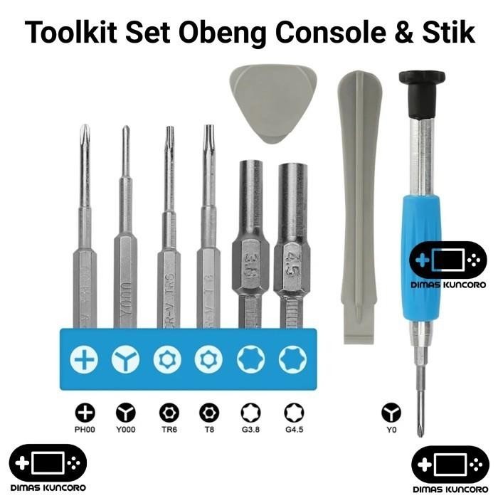 Terlaris Toolkit Set Obeng CONSOLE STIK ps3 ps4 ps5 super slim t6 t8 torx stick SALE