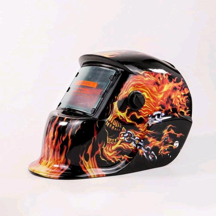 Helm Las Otomatis Auto Darkening Topeng Las Otomatis Gelap Kedok Las Otomatis Las Listrik Helm Las