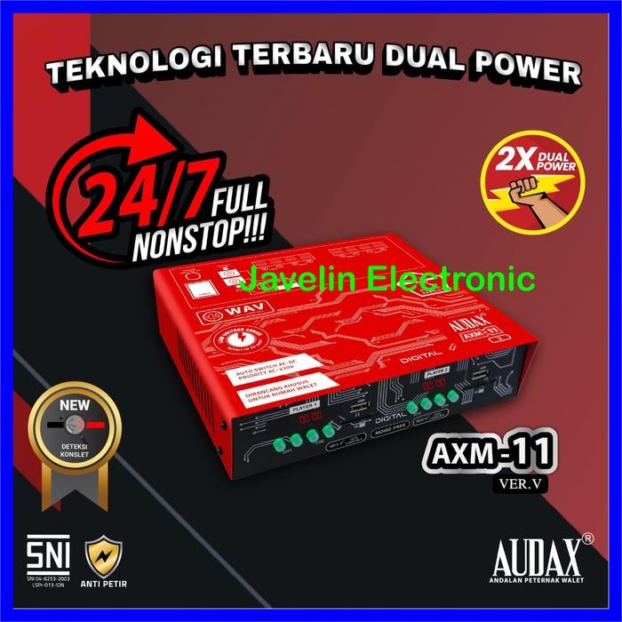Ampli AUDAX AXM 11 Amplifier Walet 2 Input 4 Output Power AX AXM11
