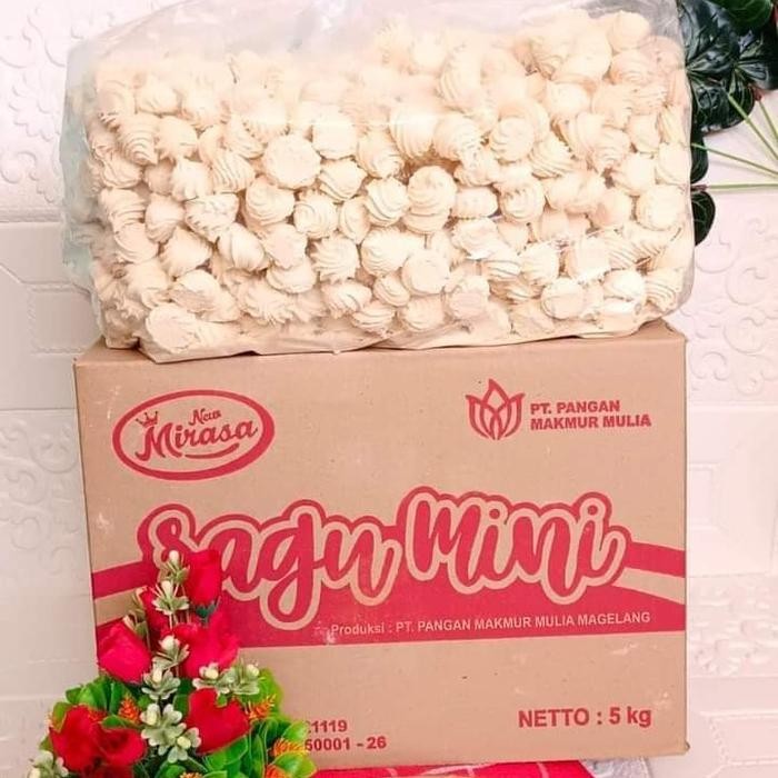KUE SAGU MINI 1 DUS (5KG) - SAGU KEJU MIRASA - KUE KERING - HAMPERS