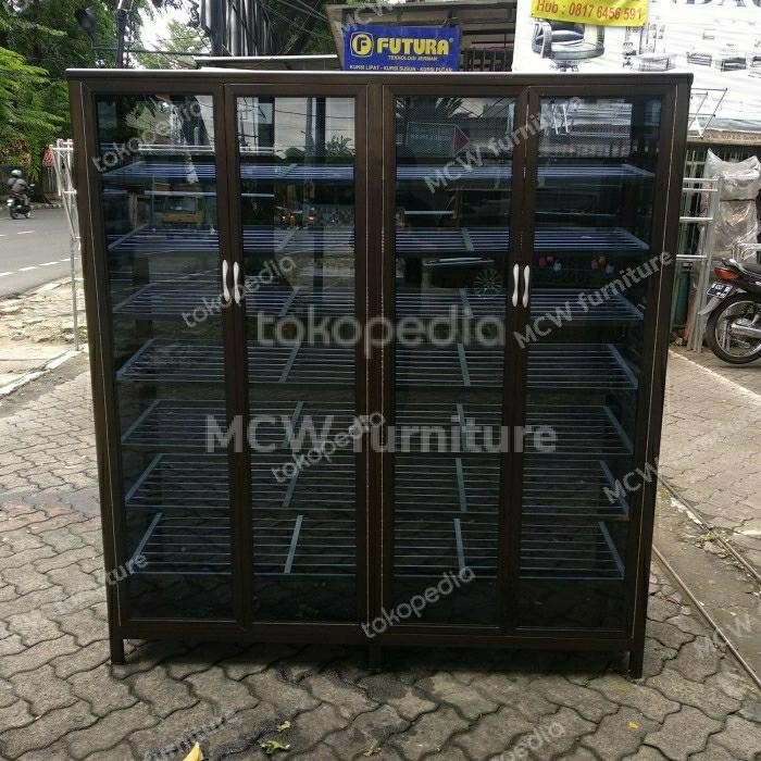 TERLARIS LEMARI SEPATU CUSTOM/RAK SEPATU ALUMINIUM/RAK SEPATU ANTI / READY STOCK