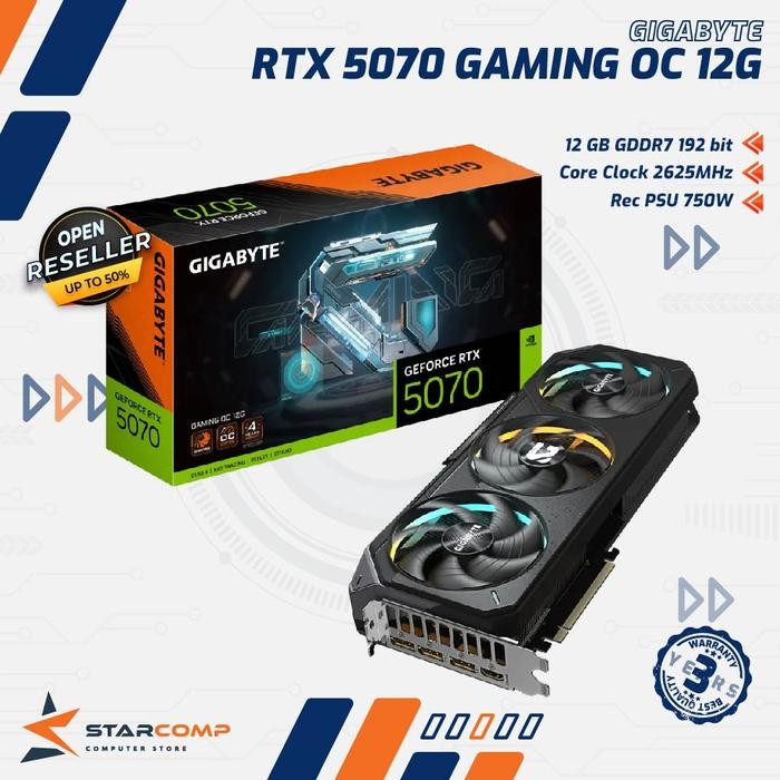 GIGABYTE GeForce RTX 5070 12GB GAMING OC RTX5070
