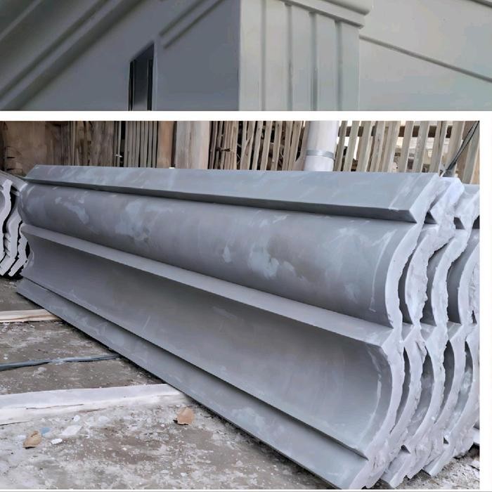 Terlaris Lisplang beton rumah profil classic / Lisplang tempel SALE