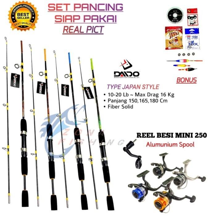 PAKET KOMPLIT Set JORAN REEL DAIDO Pancing Original Japan Style