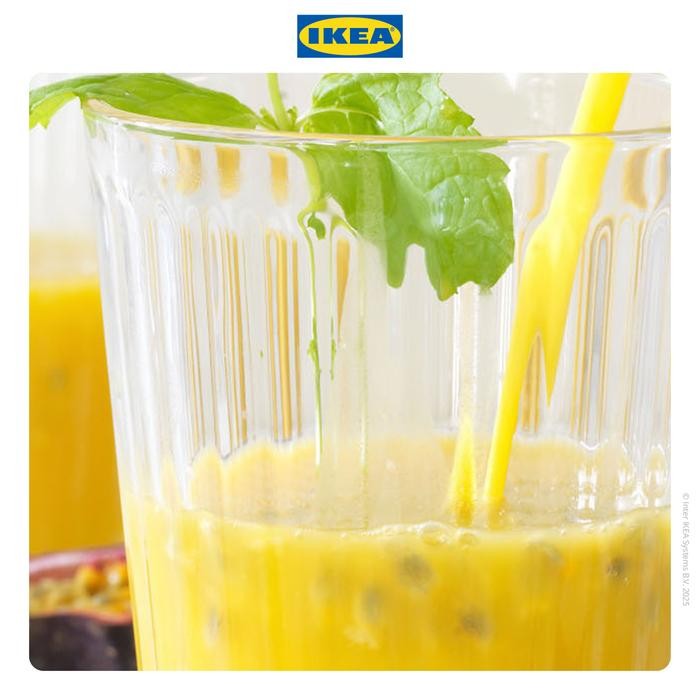 Ikea Vardagen Gelas Minum Kaca Bening 31Cl Isi 6Pcs Minuman Promo 
