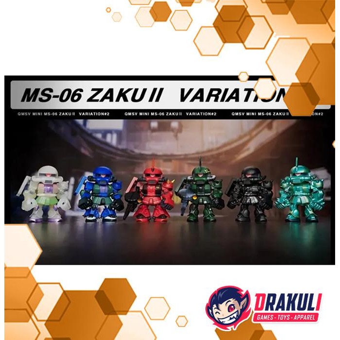 Toys QMSV MS-06 Zaku II Variation #2 Figure Blind Box