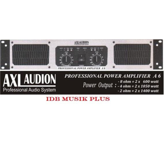 Power Ampli Class AB Axl Audion A6 A 6 Original AXL AUDiON