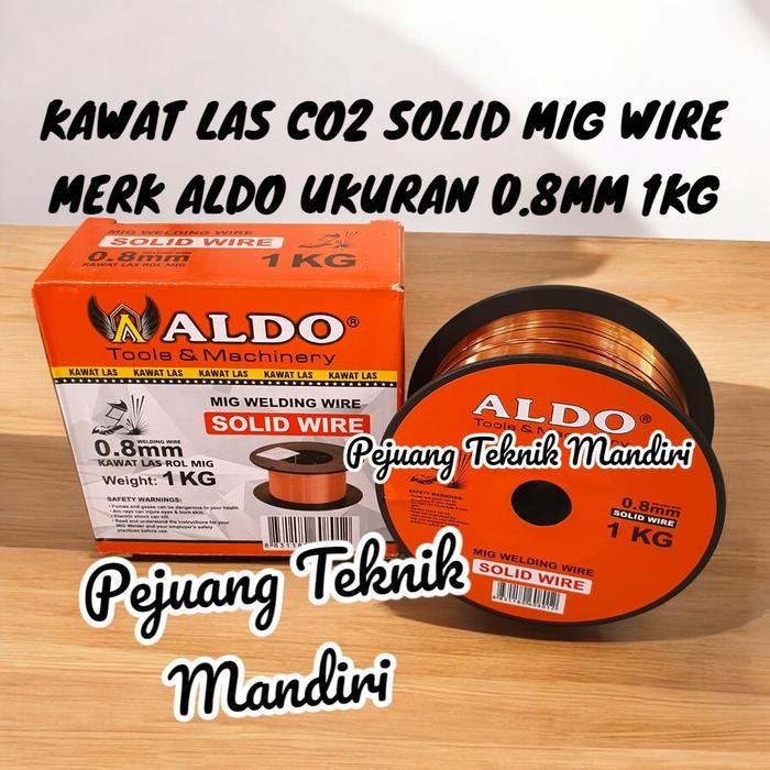 RAMCO KAWAT LAS CO2 0.8MM 1KG / KAWAT LAS CO2 SOLID MIG WIRE 0.8 MM RAMCO