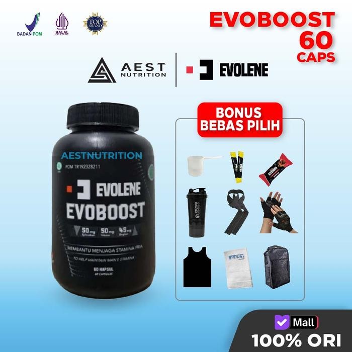 ORIGINAL  Evolene Evoboost 60 Capsule Tribulus Booster