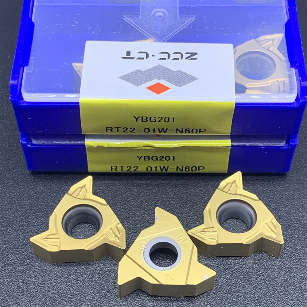 ZCC.CT RT16.01W-G60P YBG201 RT22.01W-N60P YBG201 Carbide insert thread cutting tool 16ER 22ER turnin