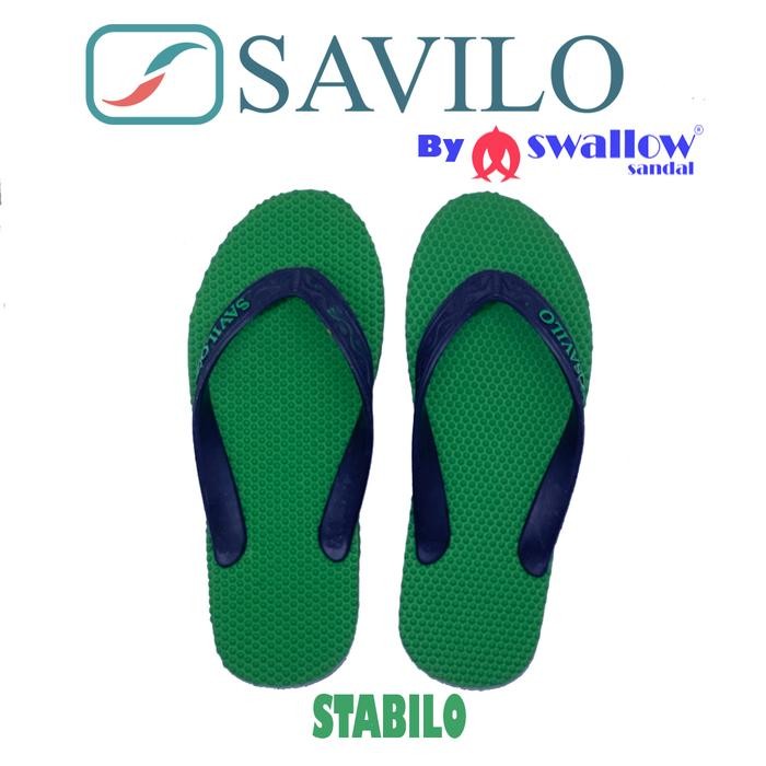 Super Sandal Savilo Type Stabilo by Swallow - Hijau Tua