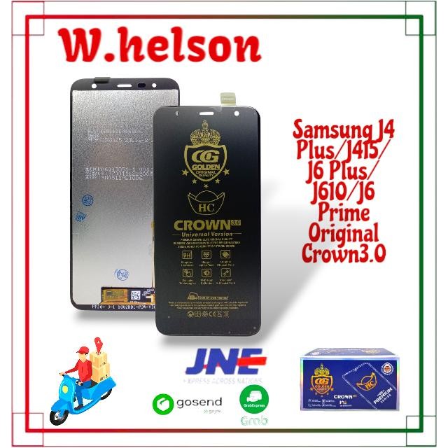 Original LCD TOUCHSCREEN SAMSUNG J4 PLUS J6 PLUS J610 J610F J415 ORIGINAL Tepercaya