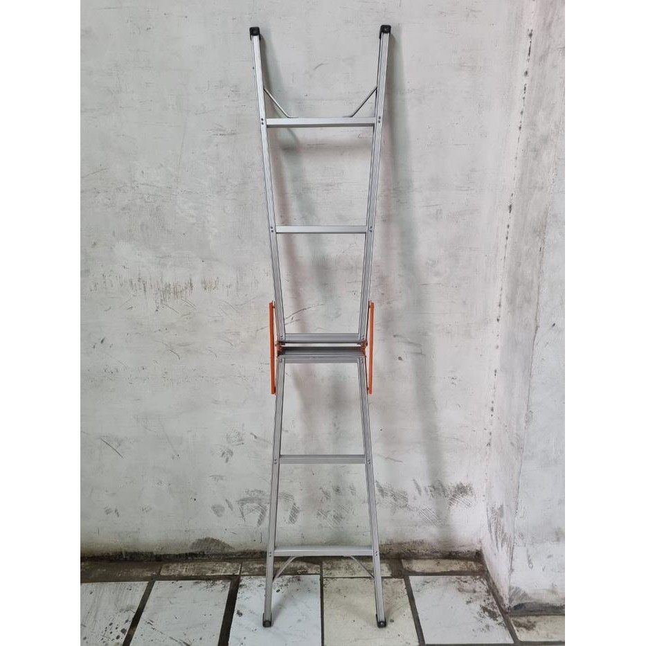 Tangga Aluminium Lipat Merk Kebanggaan Extra Strong Buatan Lokal Berkualitas