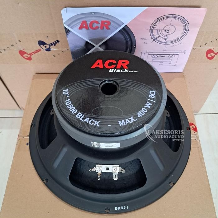 vp5f- Speaker Acr 10 Inch 10500 Black 400 Watt Speker