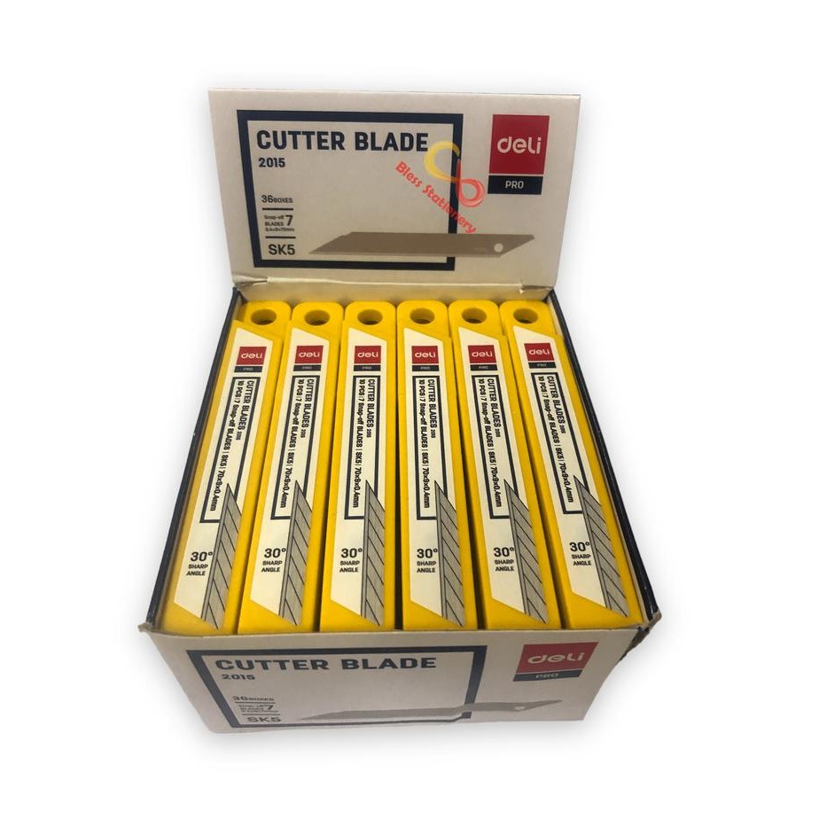 fkqp- Isi Cutter 30 Derajat Deli Isi Ulang Cuter Runcing Refill Cutter Blade 30 Degree