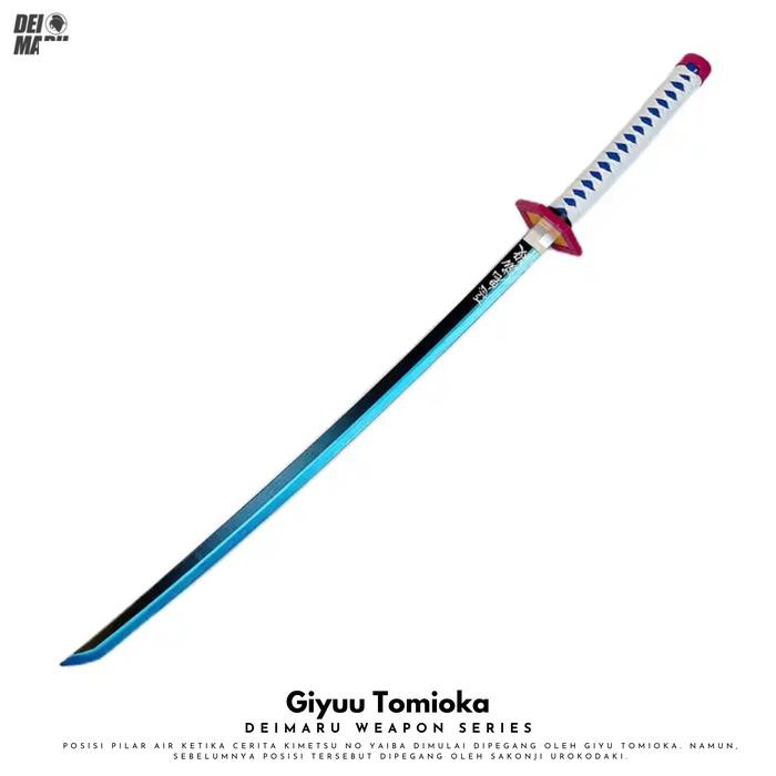 REPLIKA PEDANG TOMIYOKA GIYUU KIMETSU NO YAIBA - PEDANG KAYU