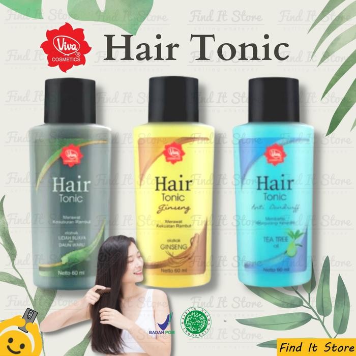 Viva Hair Tonic Perawatan Rambut Rontok Hair Care Tonic BPOM