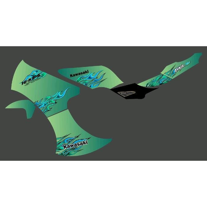 STRIPING TRANSPARAN NINJA SSR DESAIN CUSTOM API