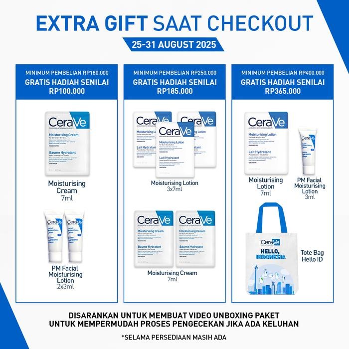 5mr0- Cerave Daily Moisturizing Lotion 473Ml + Free Gifts