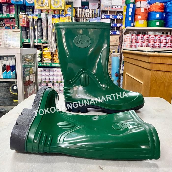 InstanMohonChat- Steffi Sepatu Proyek Pendek / Sepatu Karet Boot Steffi / Safety Boot