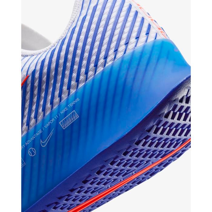 Sepatu Tennis Pria Nike Court Air Zoom Vapor 11 Men'S Hard Court Tenis Shoes Sport - White/Hyper