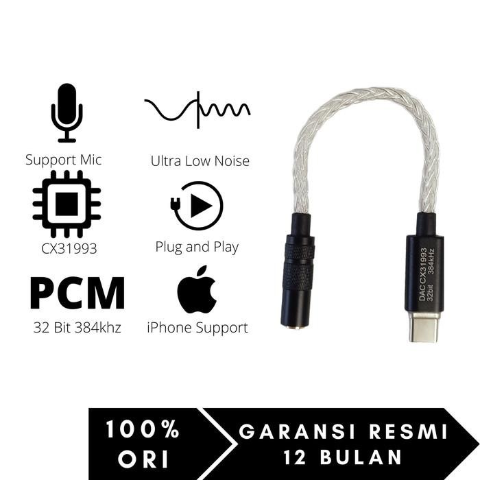 tvj7- J3 Labs Eline Usb Audio Dongle Cx31993 32 Bit 384 Khz Ultra Low Noise