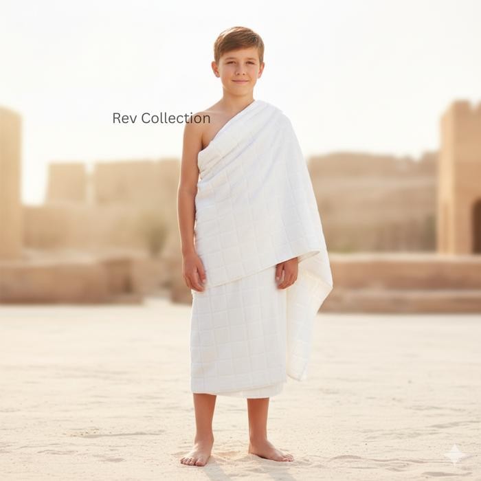 KAIN IHRAM ANAK SMP IHRAM MANASIK PERLENGKAPAN HAJI DAN UMROH KAIN IHRAM ANAK